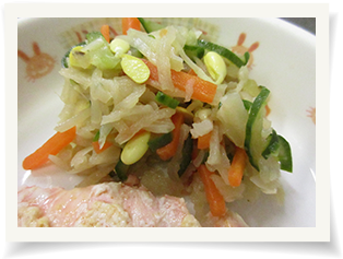 切干大根のかみかみサラダ