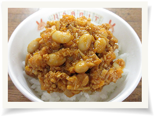 大豆入りドライカレー